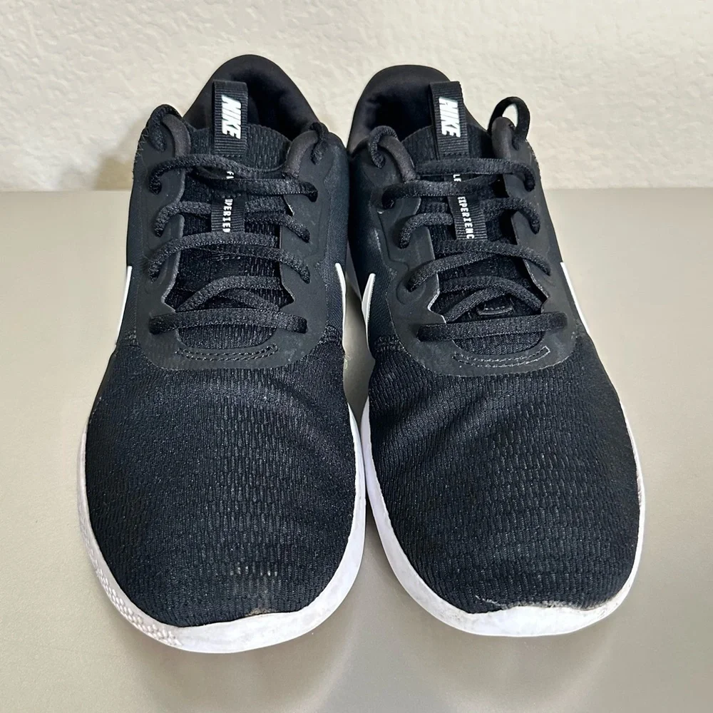 Nike Flex Women’s Running Athletic Sneakers Training Shoes Black White Size 9.5